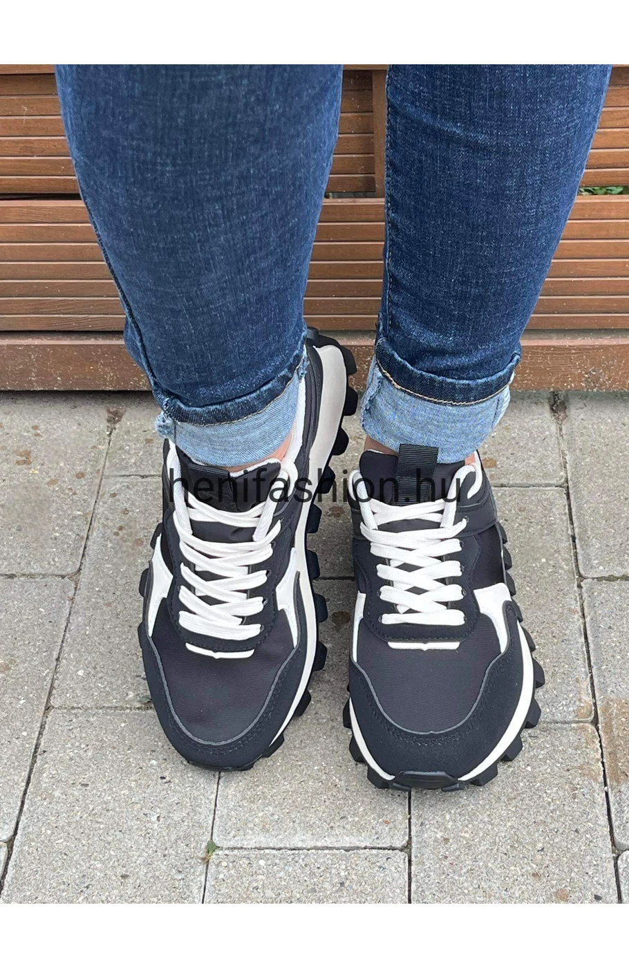Black sneaker