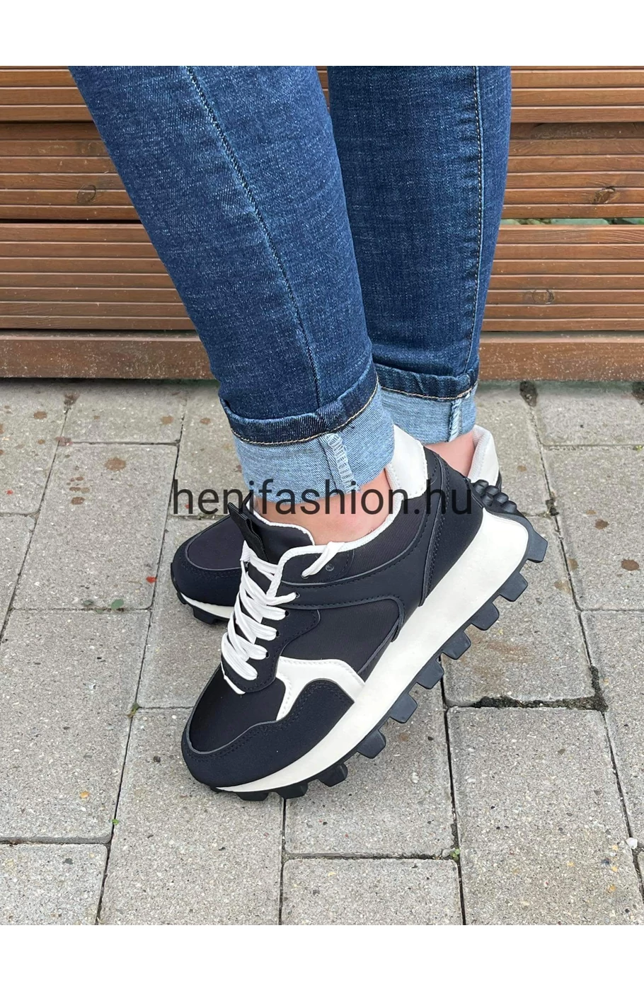 Black sneaker
