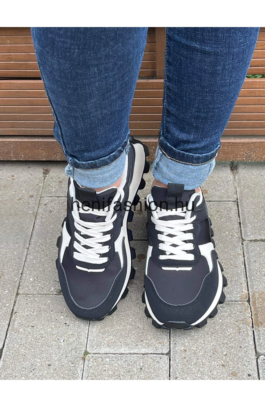Black sneaker
