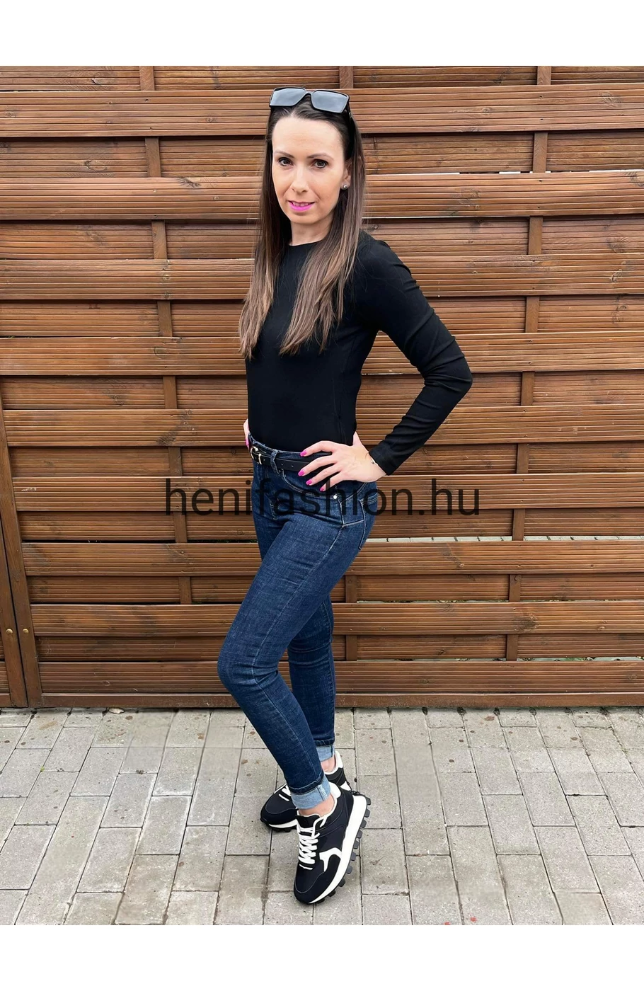 Black sneaker