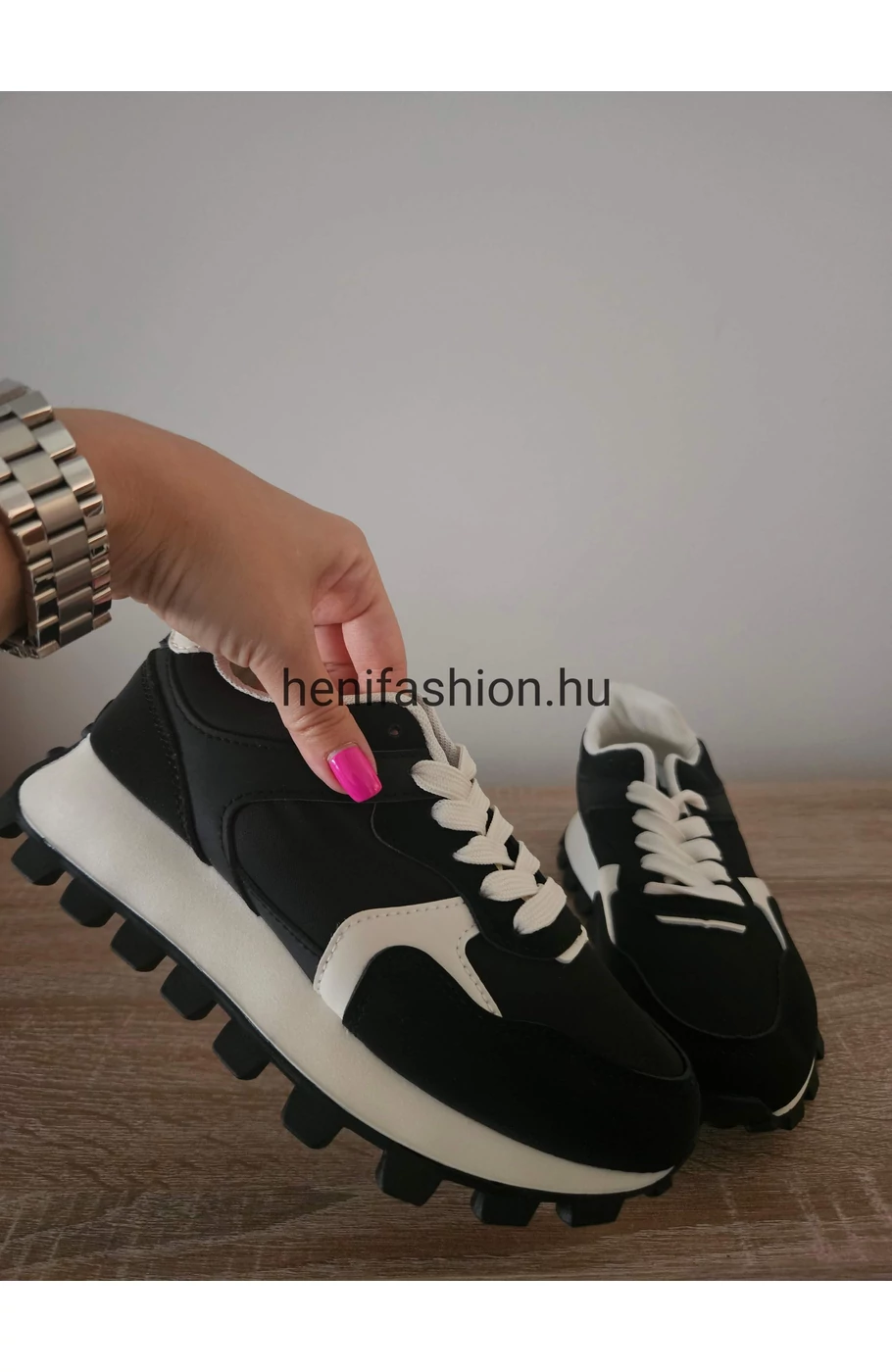Black sneaker