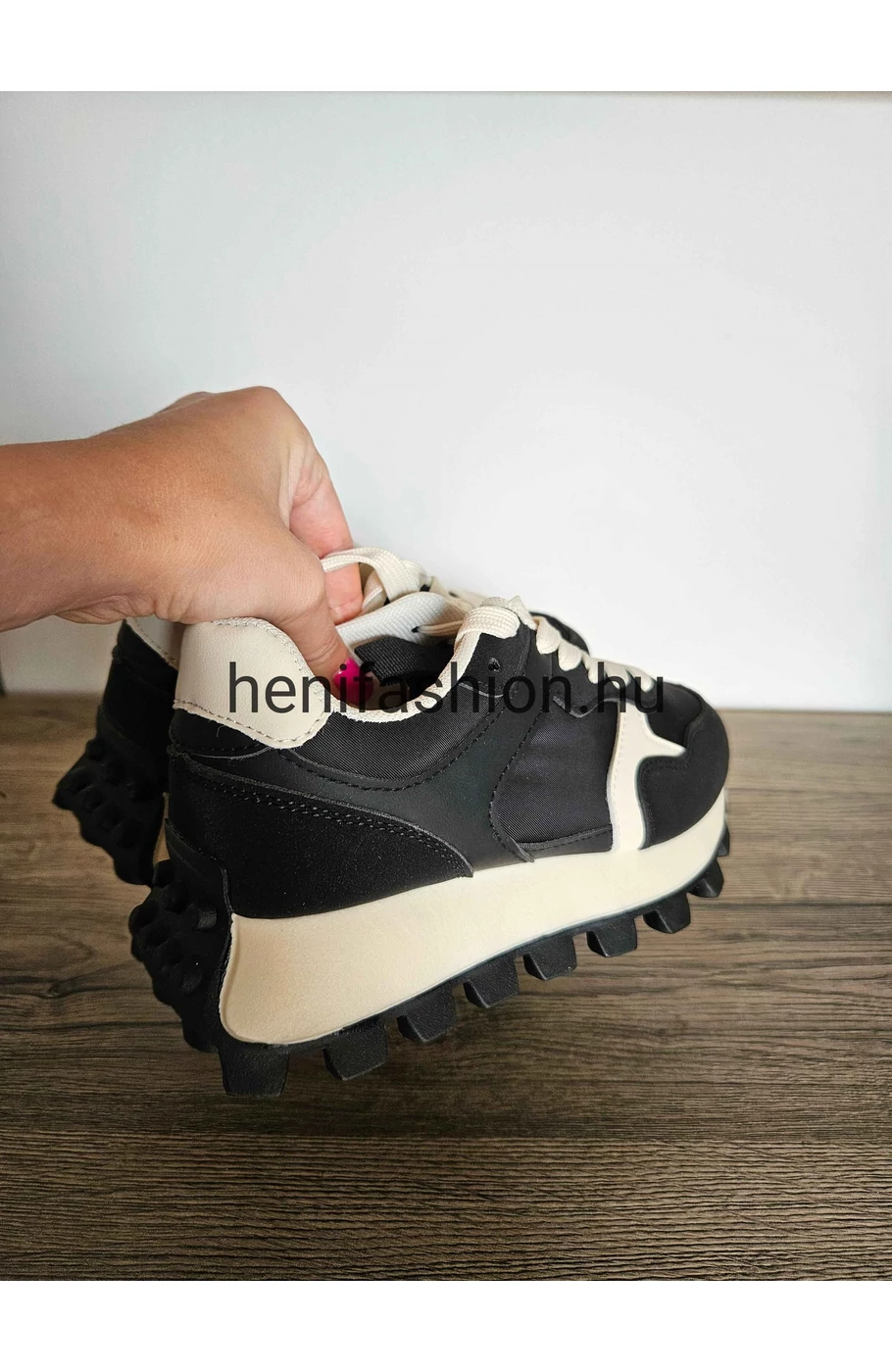 Black sneaker